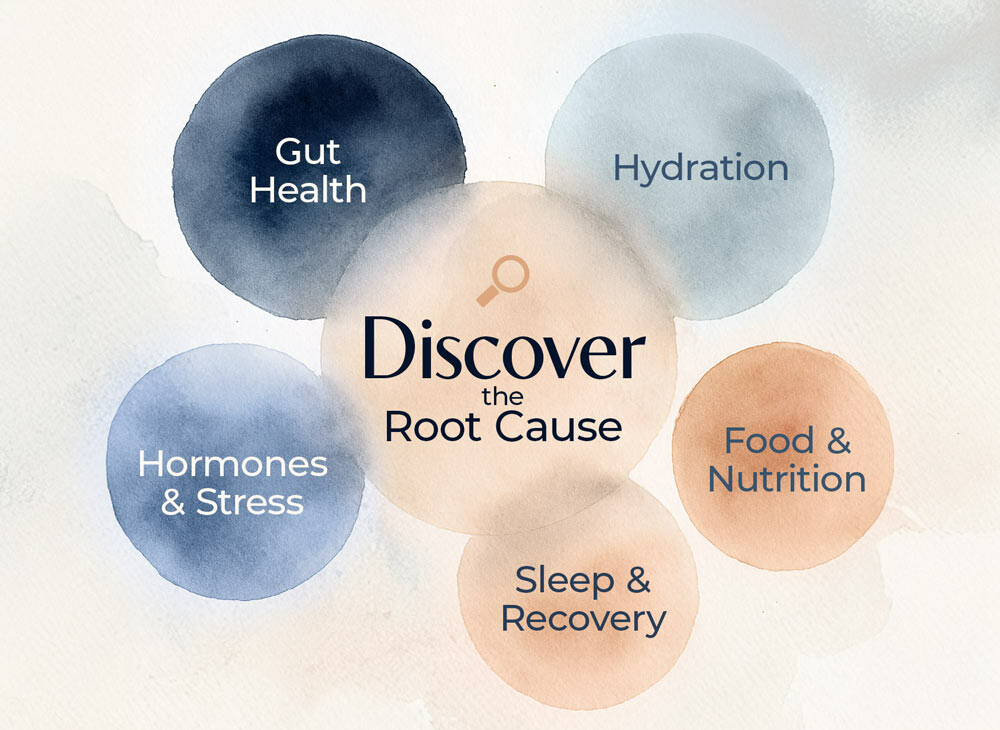 Image of golden bowls on a beach